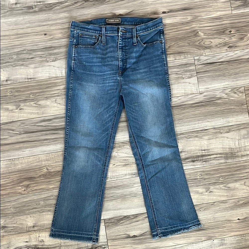 Trendy Blue Flare Jeans